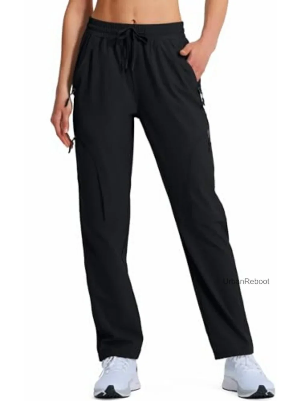 Women's Hiking Pants Quick Dry Lightweight Cargo Pants UPF 50 Water Resistant_2